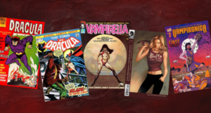 a collage of covers of vampire comics