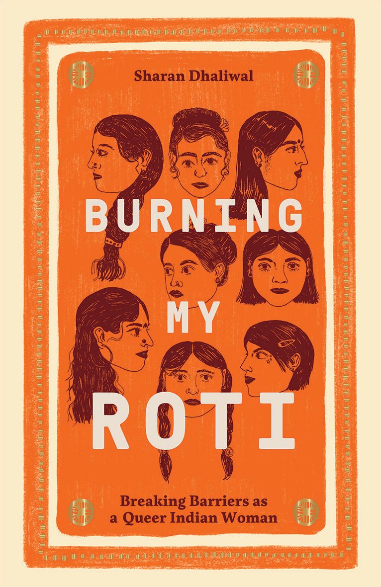 the cover of Burning My Roti