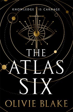 the cover of the updated version of The Atlas Six