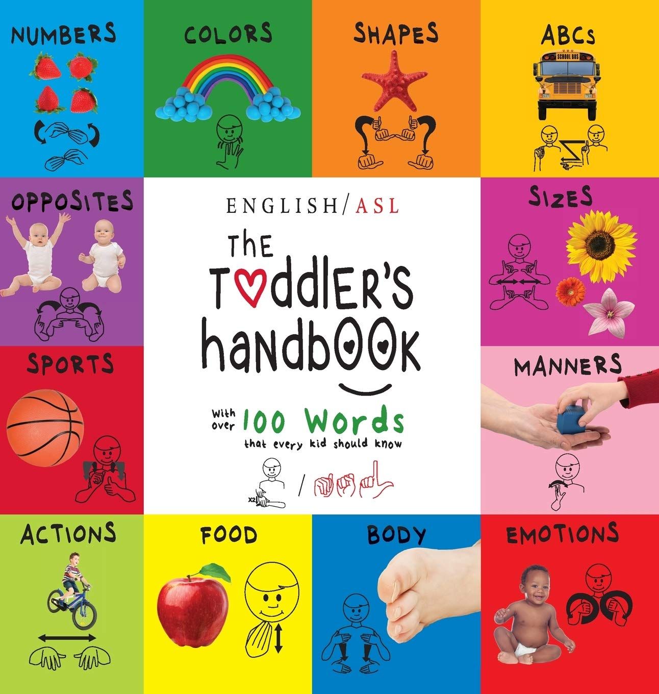 the cover of The Toddlers Handbook: English/ASL