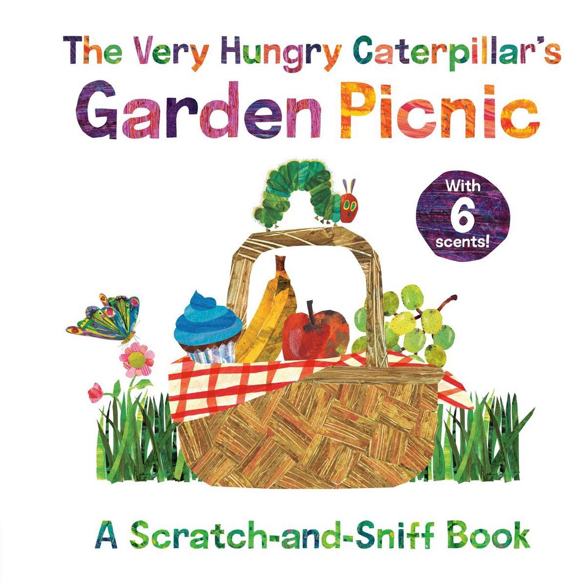 cover of the very hungry caterpillar's garden picnic book