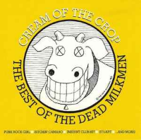 album cover for The Best of the Dead Milkmen, with a dead, cartoon cow