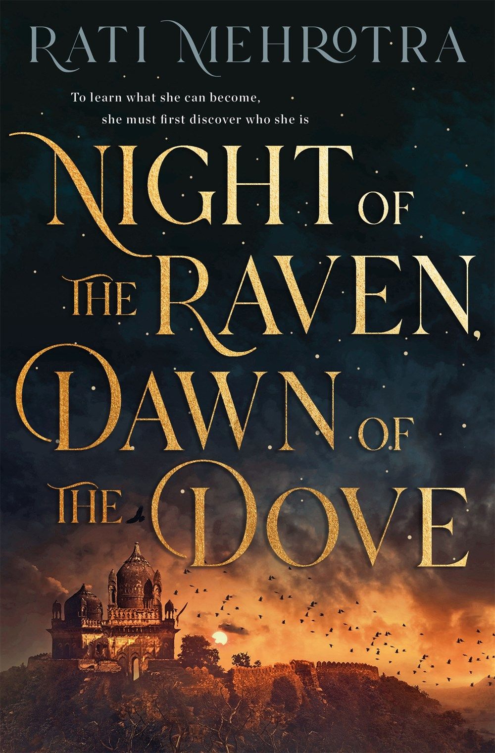 Cover of Night of the Raven, Dawn of the Dove by Rati Mehrotra