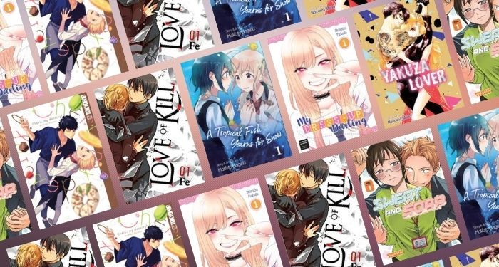 romance manga collage