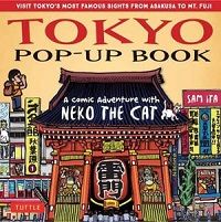 cover of "Tokyo Pop-Up Book: A Comic Adventure with Neko the Cat by Sam Ita