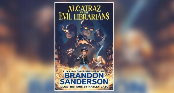Book cover for Alcatraz vs. The Evil Librarians by Brandon Sanderson