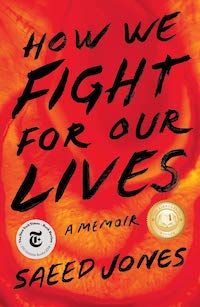 A graphic of the cover of Fight for Our Lives by Saeed Jones
