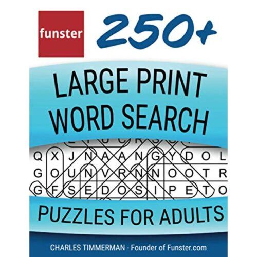 Large Print Word Search Puzzles for Adults Cover