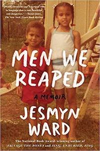 A graphic of the cover of Men We Reaped by Jesmyn Ward