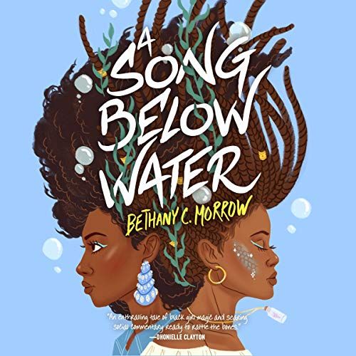 audiobook cover for a song below water