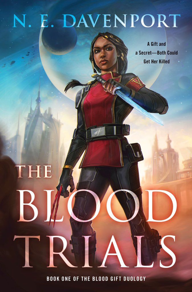 Cover of the Blood Trials by N.E Davenport