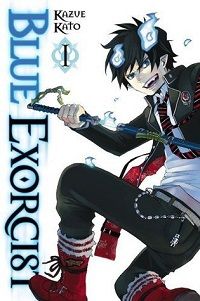 cover of blue exorcist by kazue kato for best action manga