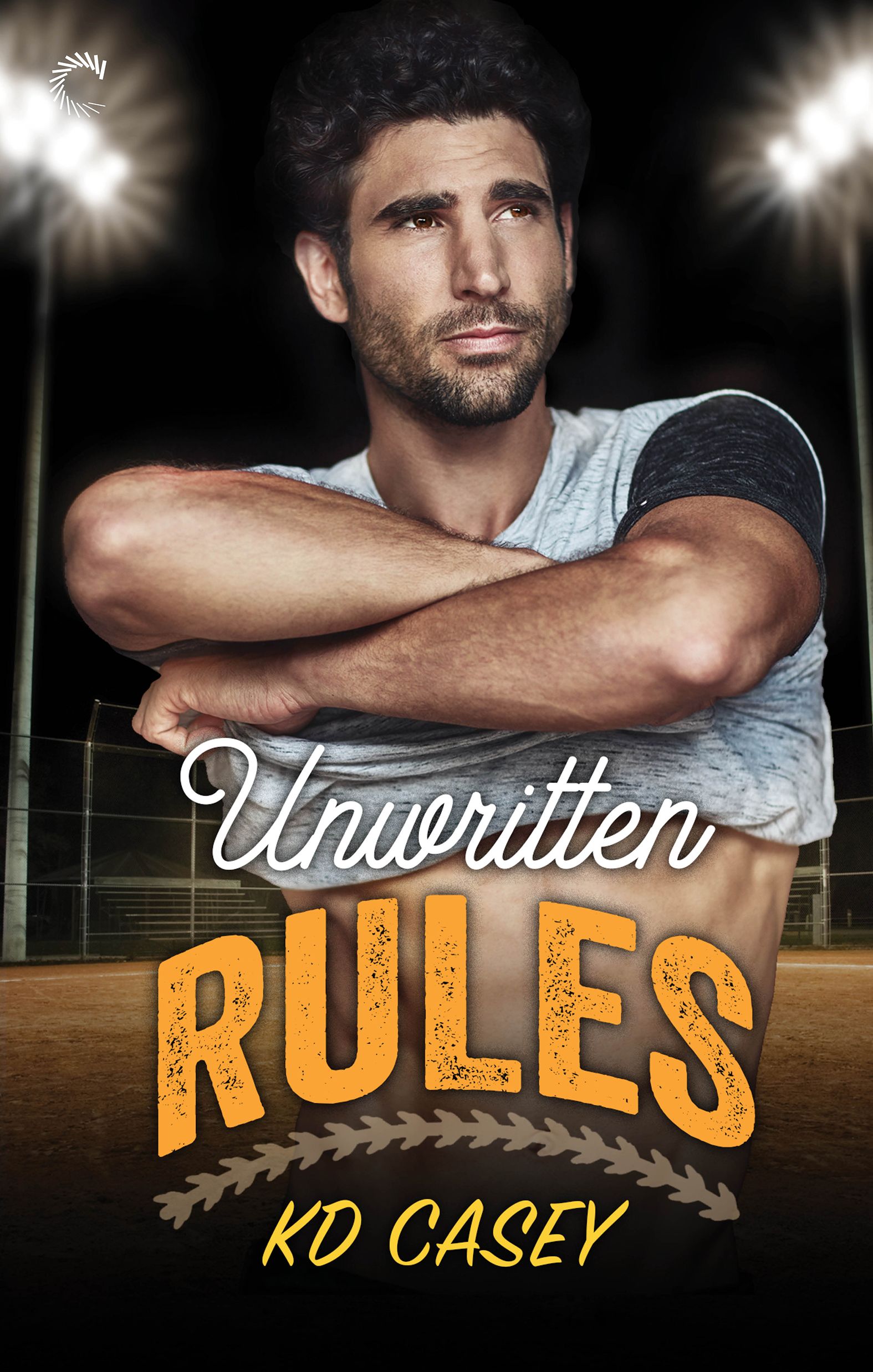 book cover for unwritten rules by KD Casey