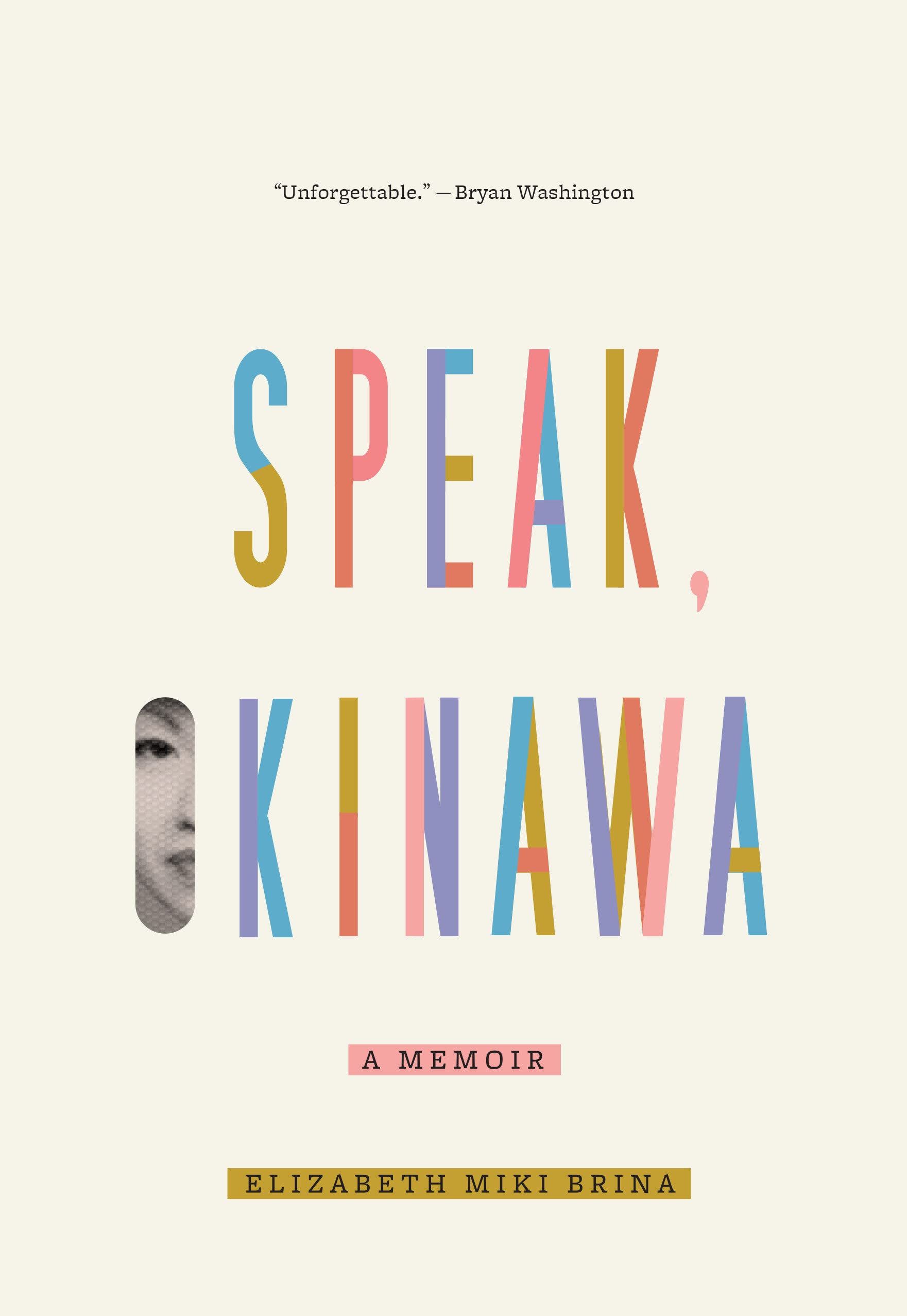 Speak, Okinawa by Elizabeth Miki Brina cover