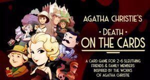 the box for the Agatha Christie Death On the Cards game