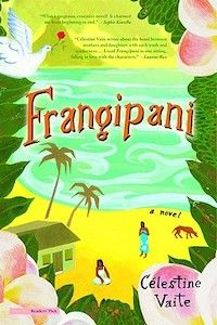 A graphic of the cover of Frangipani