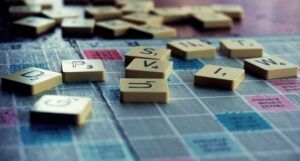 Image of a Scrabble board