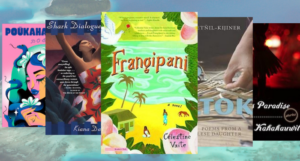 book cover collage for pacific islander authors