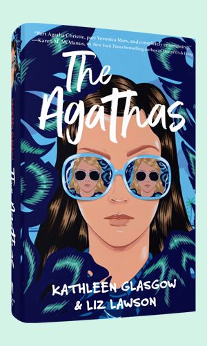 Book cover for The Agathas by Kathleen Glasgow and Liz Lawson