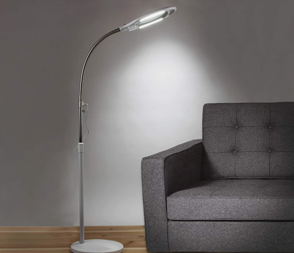 Brightech LightView Pro Magnifying Floor Lamp as one of the best gadgets for book lovers