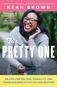 A graphic of the cover of The Pretty One