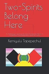 A graphic of the cover of Two-Spirits Belong Here