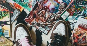 shoes and comics