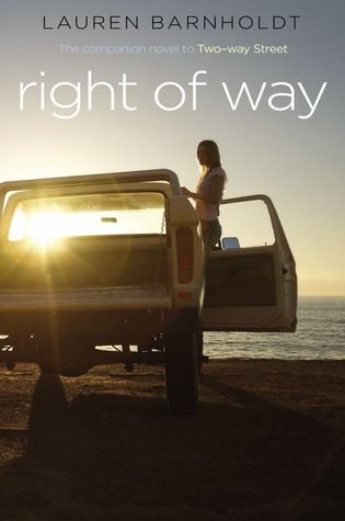 Cover image of "Right of Way" by Lauren Barnholdt. 