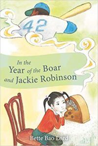 book cover in the year of the year of that boar and jackie robinson