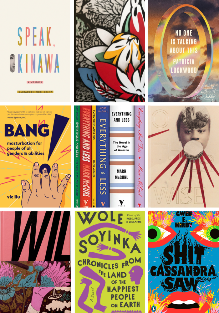 nine of the award-winning book covers