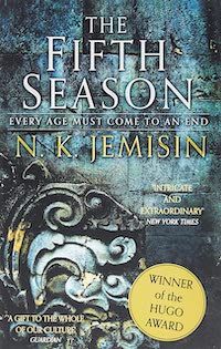 cover image of The Fifth Season by N.K. Jemisin, an example of the epic fantasy sub-genre