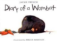 cover of Diary of a Wombat by Jackie French and Bruce Whatley