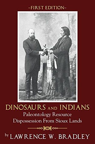 book cover of dinosaurs and indians