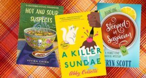 cozy mystery cover collage