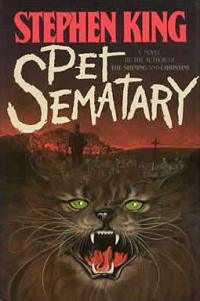 Pet Sematary by Stephen King book cover