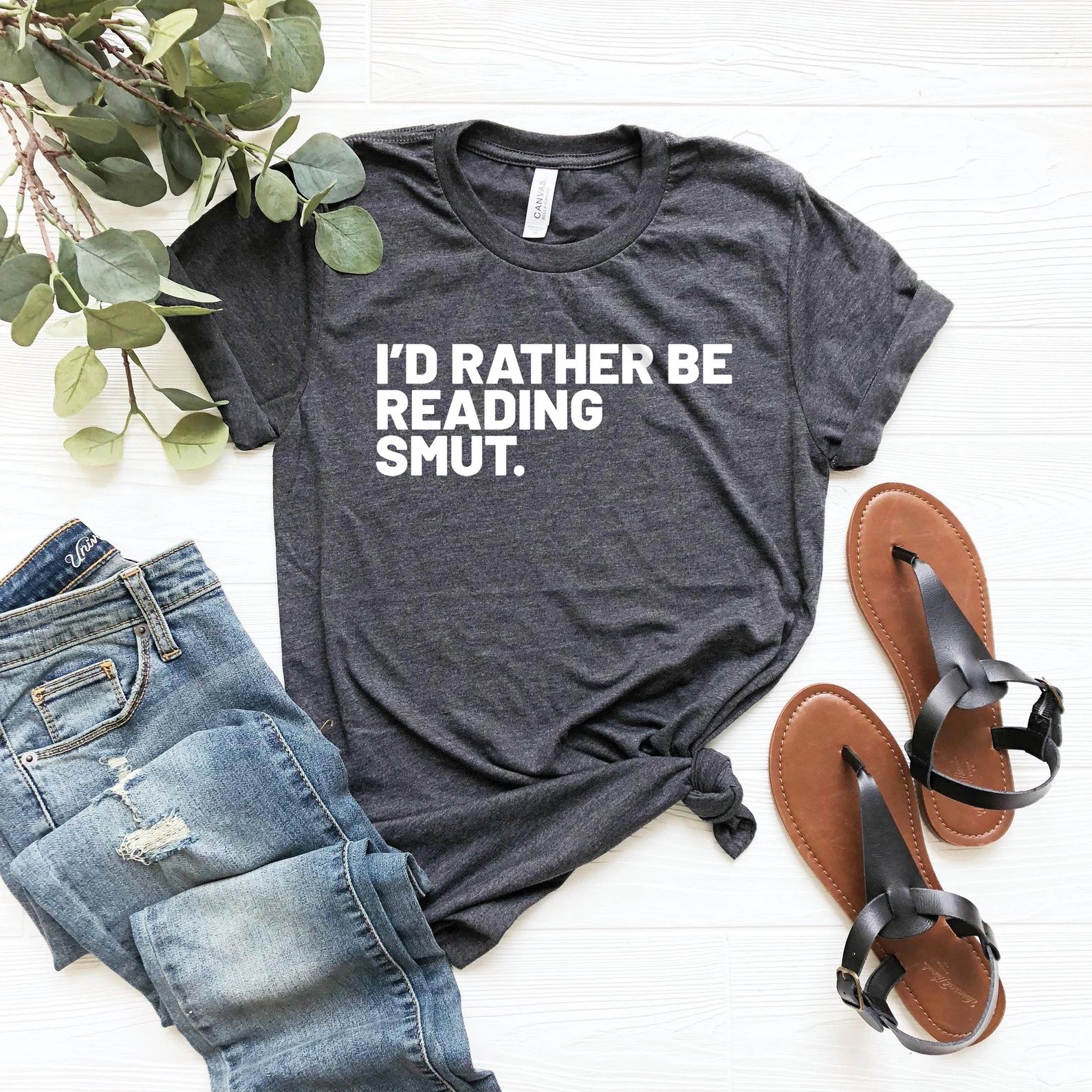 i'd rather be reading smut t-shirt