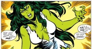 panel of she-hulk