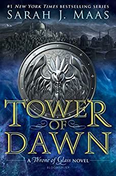 cover image of Tower of Dawn by Sarah J. Maas, a book that includes mythological creatures