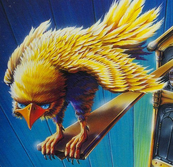 a cropped cover showing an illustration of a grouchy bird