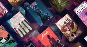 genre blending graphic novels collage