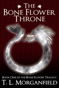 cover of The Bone Flower Throne by T.L. Morganfield