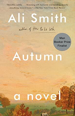 A graphic of the cover of Autumn by Ali Smith