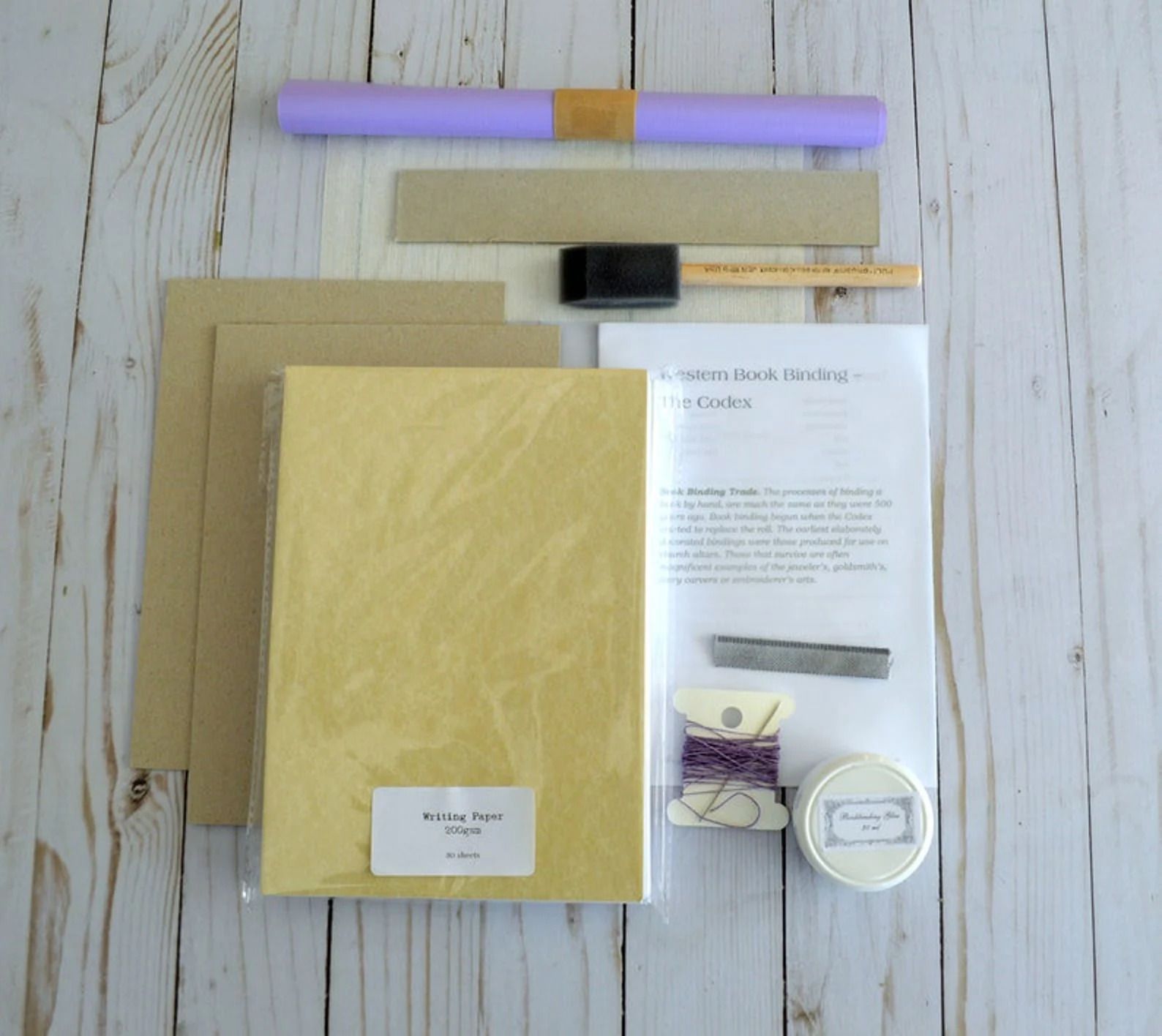 photo of a Bookbinding kit