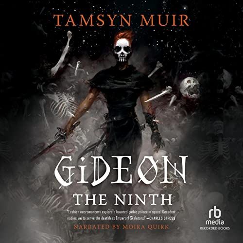 A graphic of the cover of Gideon the Ninth by Tamsyn Muir