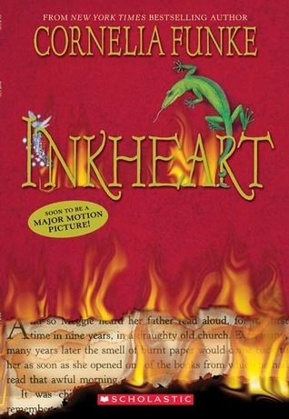 A graphic of the cover of Inkheart by Cornelia Funke