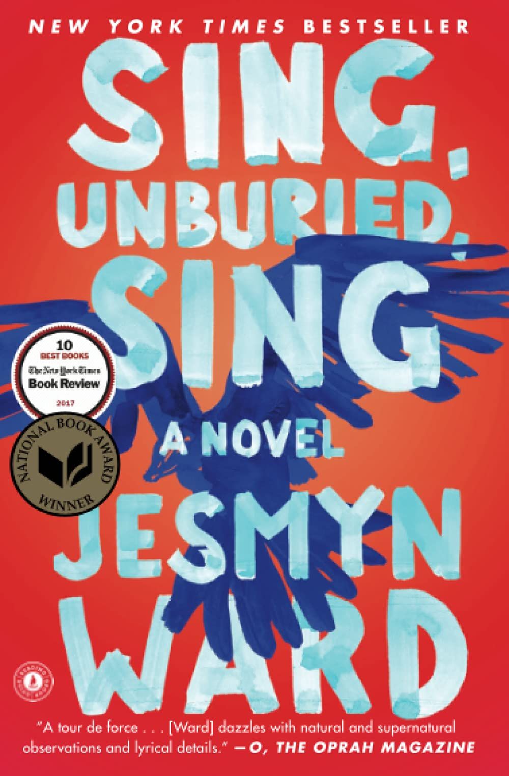 A graphic of the cover of Sing Unburied Sing by Jesmyn Ward