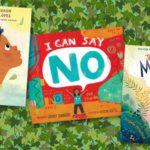 a collage of the covers of three of the social emotional learning books listed