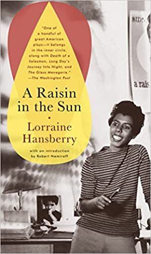 cover of A Raisin in the Sun by Lorraine Hansberry; photo of the author