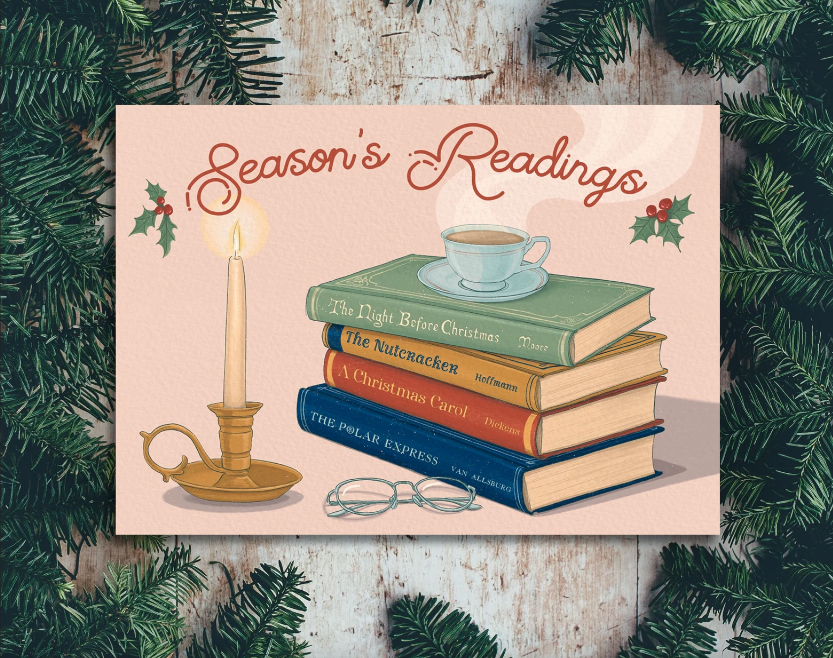 A card reading "Seasons Readings"