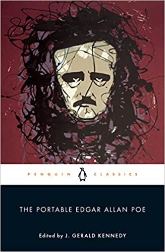 cover of The Portable Edgar Allan Poe (Penguin Classics) by Edgar Allan Poe; illustration of the author